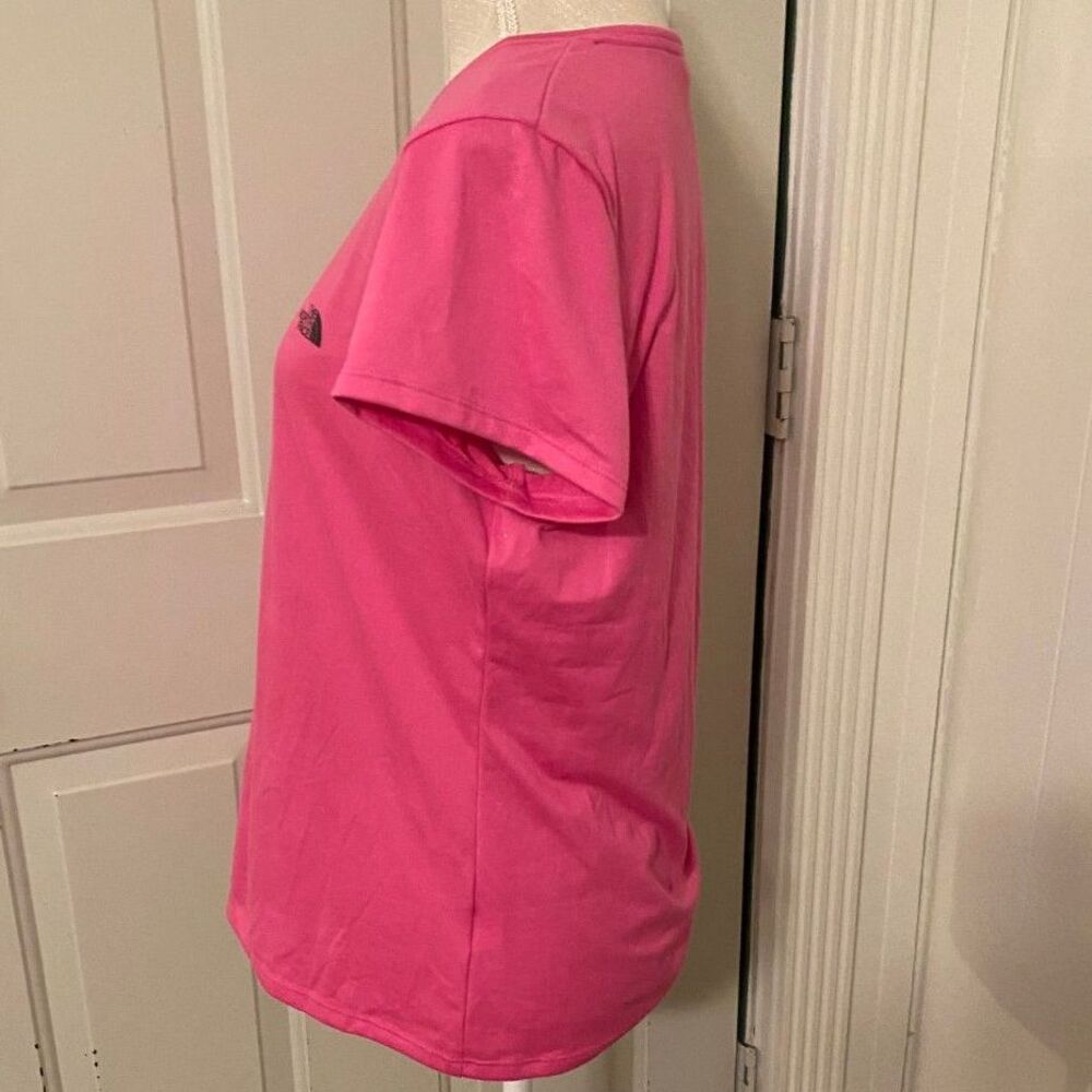 The North Face Women's Simple Dome T-Shirt Bright Pink Size L - Picture 3 of 6